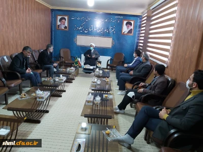 دیدار با امام جمعه  محترم شهرستان به مناسبت هفته وحدت حوزه و دانشگاه