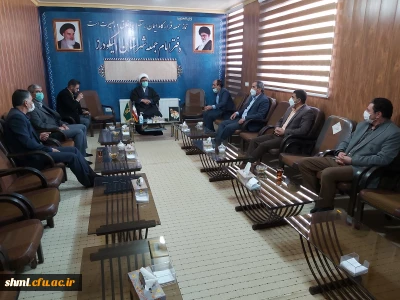 دیدارسرپرست جدید دانشگاه و تعدادی از همکاران با امام جمعه محترم شهرستان 