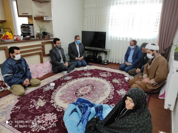 دیدار با خانواده شهیدان سید داوود موسوی و شهید حجت اله توکلی 3