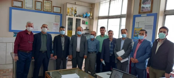 بازدید از مدارس مجری کارورزی توسط کارشناس مسئولان آموزش و ارزیابی، مدیریت استانی دانشگاه  فرهنگیان 3