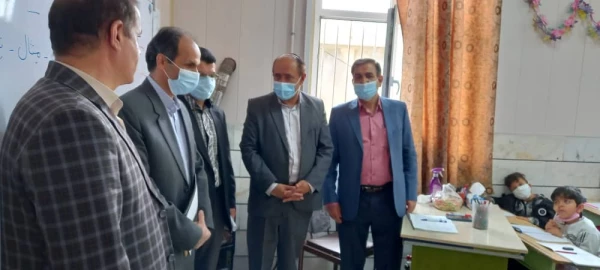 بازدید از مدارس مجری کارورزی توسط کارشناس مسئولان آموزش و ارزیابی، مدیریت استانی دانشگاه  فرهنگیان 5