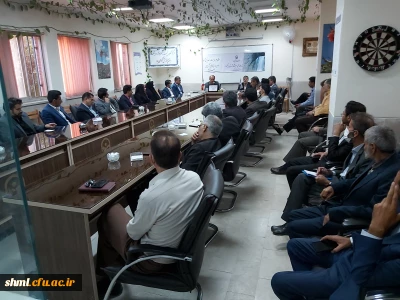 برگزاری جلسه با مدیر و معاونین اداره آموزش پرورش و مدیران مدارس کارورزی