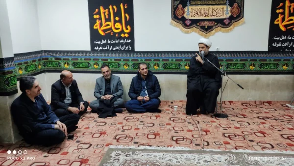 گفتگوی فرماندار با دانشجویان و شرکت در مراسم ایام فاطمیه و حضور در سالن ورزشی 3