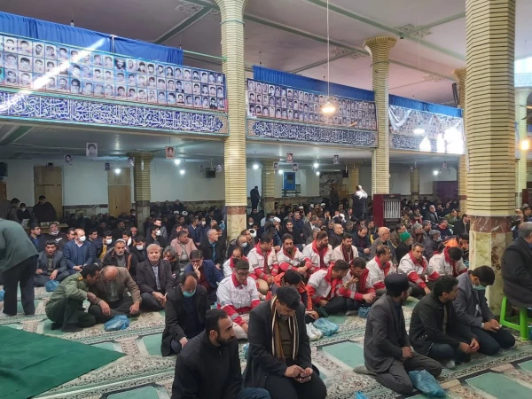 حضور همکاران مرکز شهید میرشاکی در مراسم گرامیداشت  سومین سالگرد شهادت   سردار دلها 2