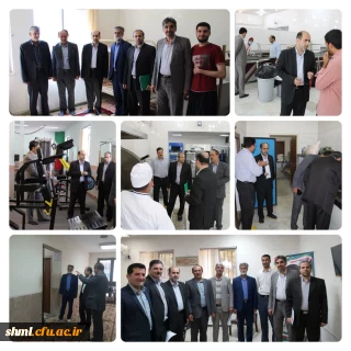 بازدید مدیر کل امور دانشجویی و کارشناس امور دانشجویی سازمان مرکزی دانشگاه فرهنگیان از مرکز شهید میرشاکی الیگودرز