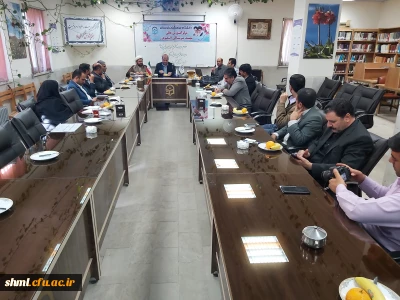 با حضور ریاست و مسئولین استانی دانشگاه فرهنگیان صورت گرفت

برگزاری جلسه شورای فرهنگی و شورای مدیران استان در مرکز شهید میرشاکی 
