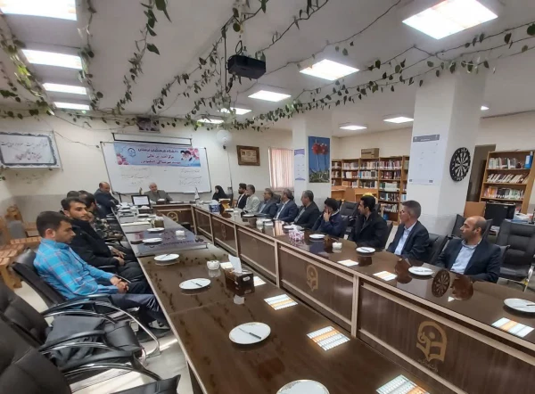 آئین تکریم و معارفه کارشناس مسئول سابق و جدید حراست مرکز شهید میرشاکی 4