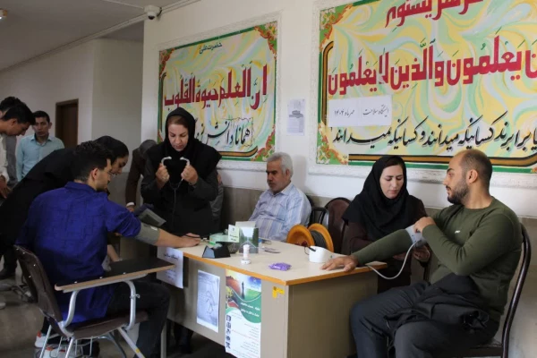 برگزاری ایستگاه سلامت و پایش سلامت دانشجویان 2